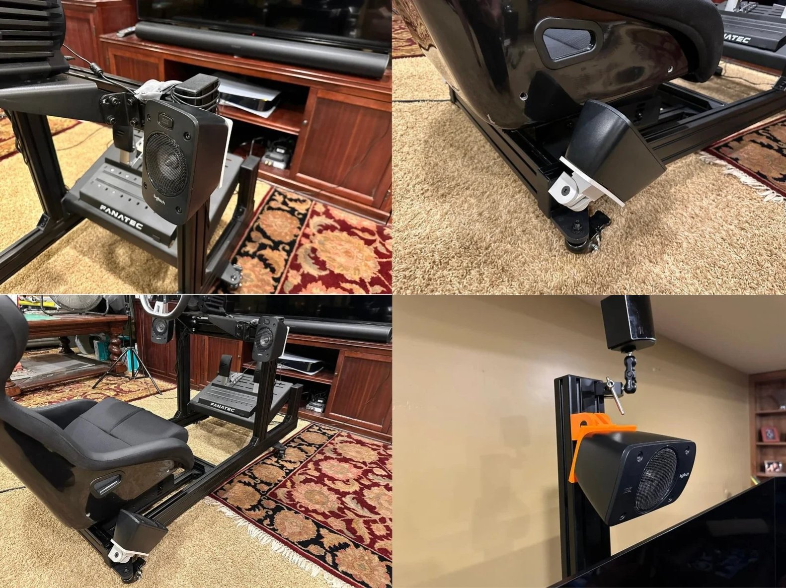 Logitech Z906 Speaker Mounts
